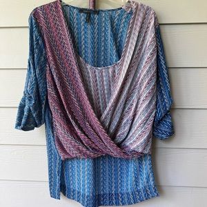 BCBG MAXAZRIA women’s blouse M long sleeves